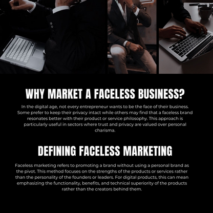 Men's Guide To Faceless Marketing