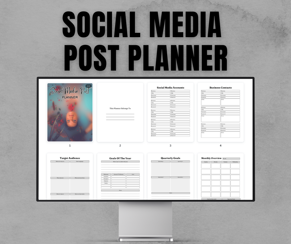 Planner and Tracker Bundle with Mockups - Low Ticket Bundle