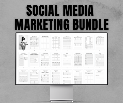 Planner and Tracker Bundle with Mockups - Low Ticket Bundle