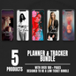 Planner and Tracker Bundle with Mockups - Low Ticket Bundle